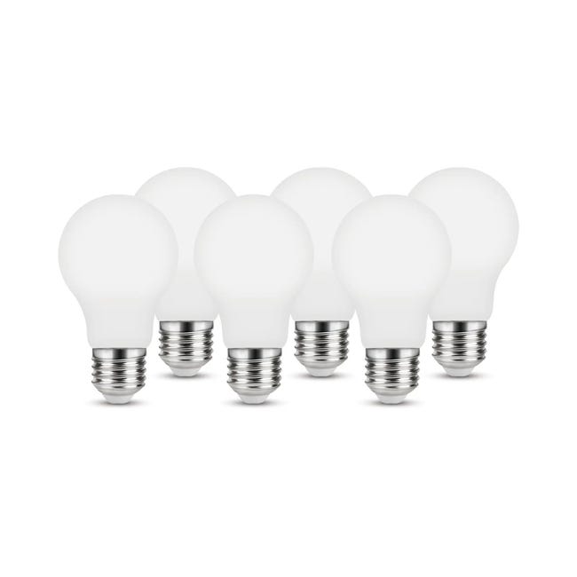 Set di 6 lampadine LED filamento, E27, Goccia, Pittura bianca, 11.2W=1521LM (equiv 11.2 W), 360° , LEXMAN - 1