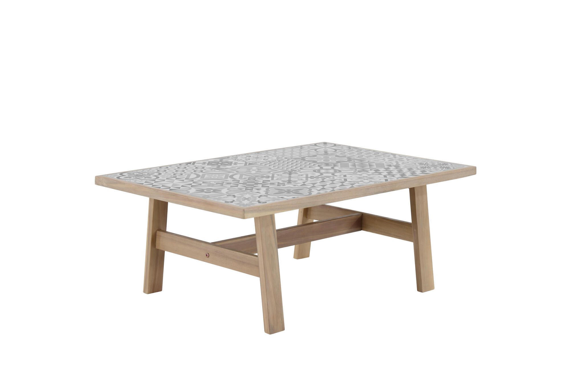 Tavolo da giardino rettangolare Soho con piano in ceramica L 103 x L 70 cm