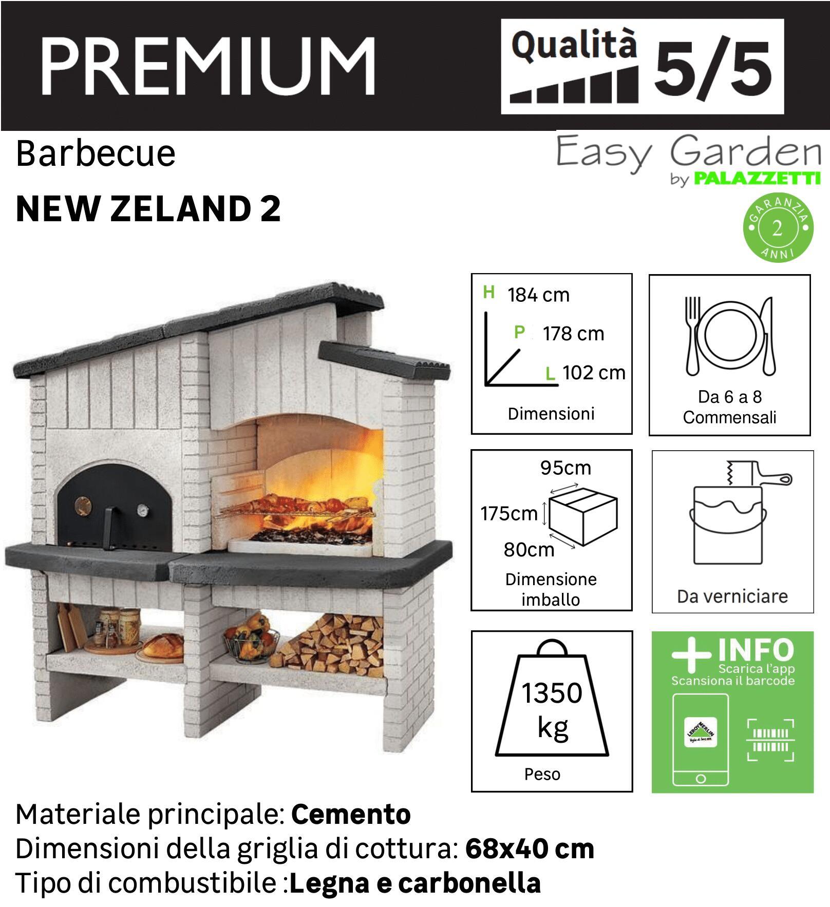 Barbecue palazzetti capri 2 al miglior prezzo | Leroy Merlin
