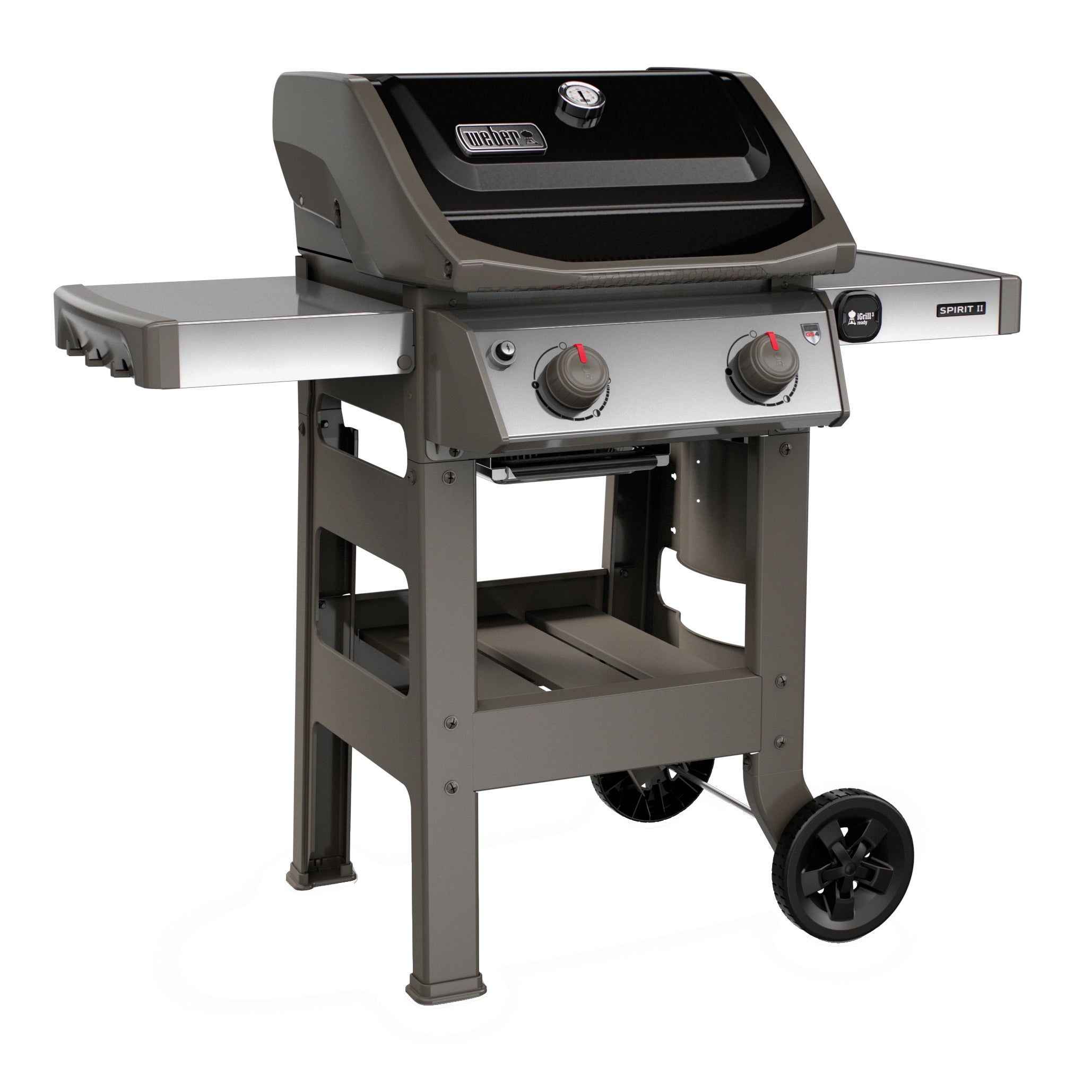 Barbecue A Gas Weber Spirit II E-210 GBS - 2 Bruciatori, Griglia 51x46cm, Nero/grigio
