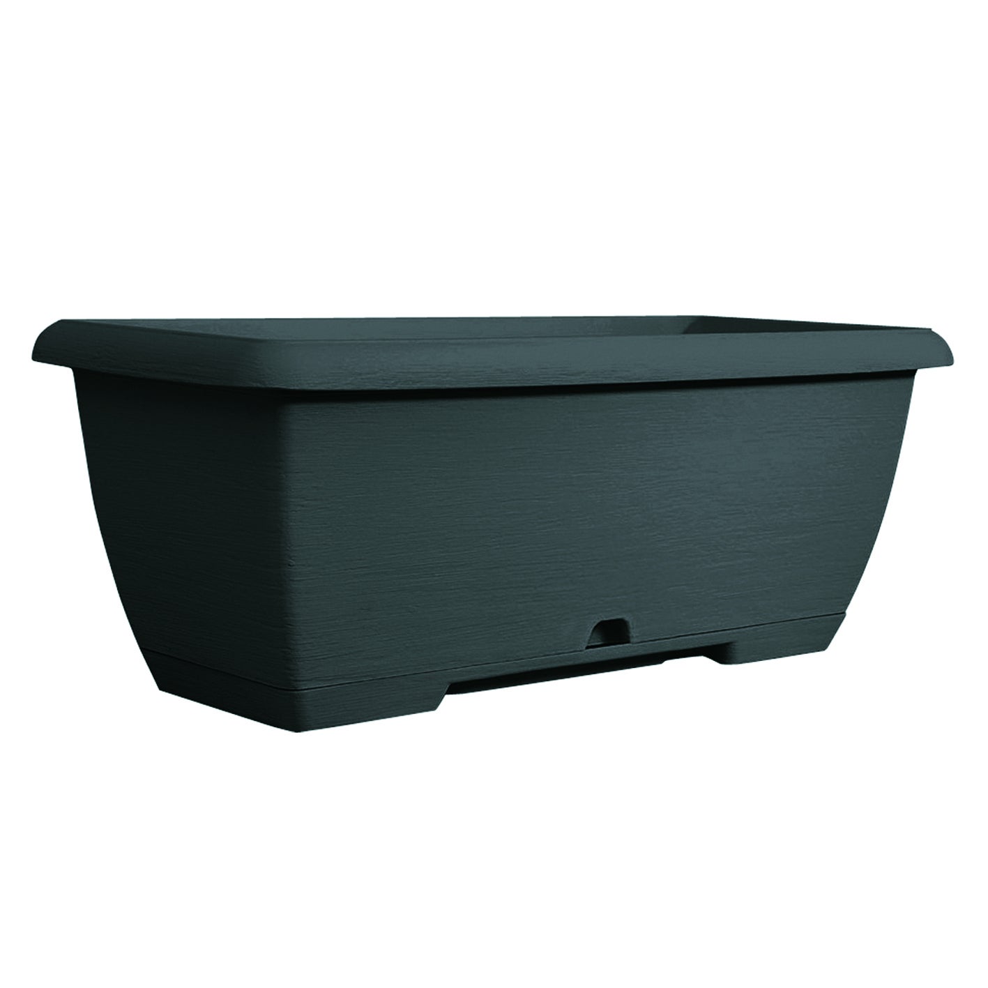 Fioriera Terrae in polipropilene colore grigio H 21 cm, L 65 x P 25 cm