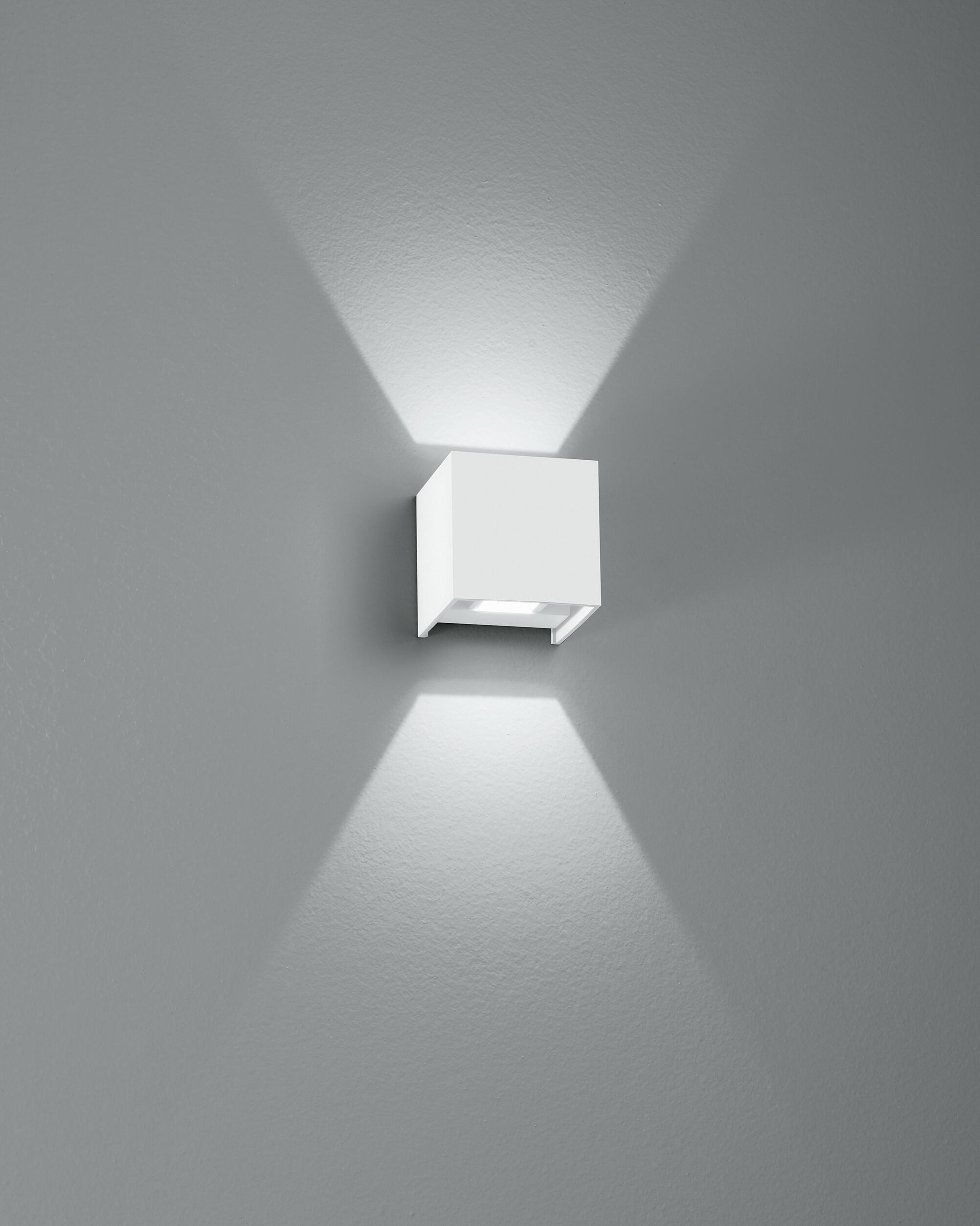 Ranex 5000.466-4 Lot De 4 Appliques Murales LED SMD En Métal Blanc Chaud IP44 160 Lm - Foto 2
