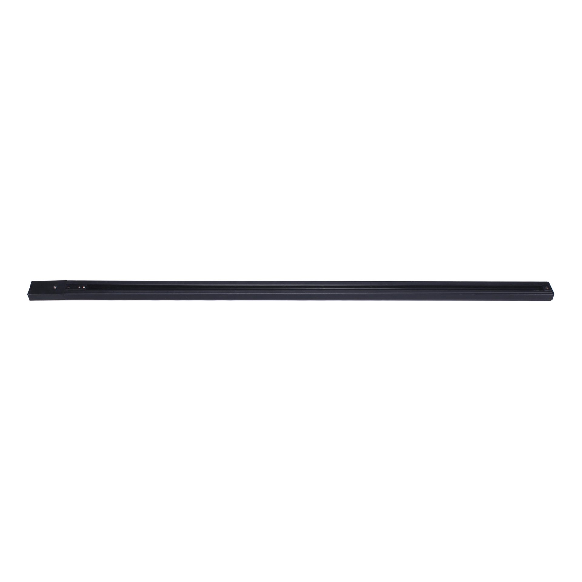 Binario in metallo nero LED