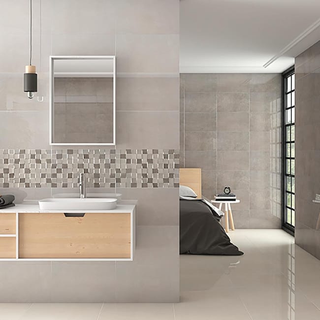 Piastrella Per Rivestimenti Bellagio 33 3 X 55 Cm Sp 7 Mm Grigio Leroy Merlin Leroy Merlin Ceramiche Bagno