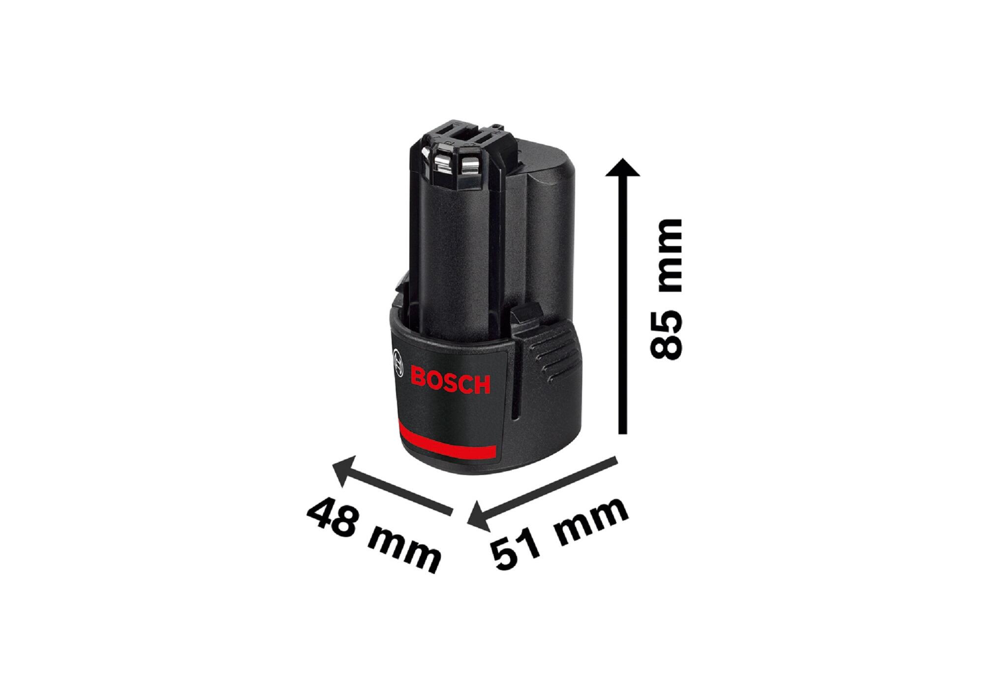 Bosch 2x Akumulator Li-Ion GBA 10,8V 2,5Ah / 12V 3Ah 1600A00X7D - Foto 5