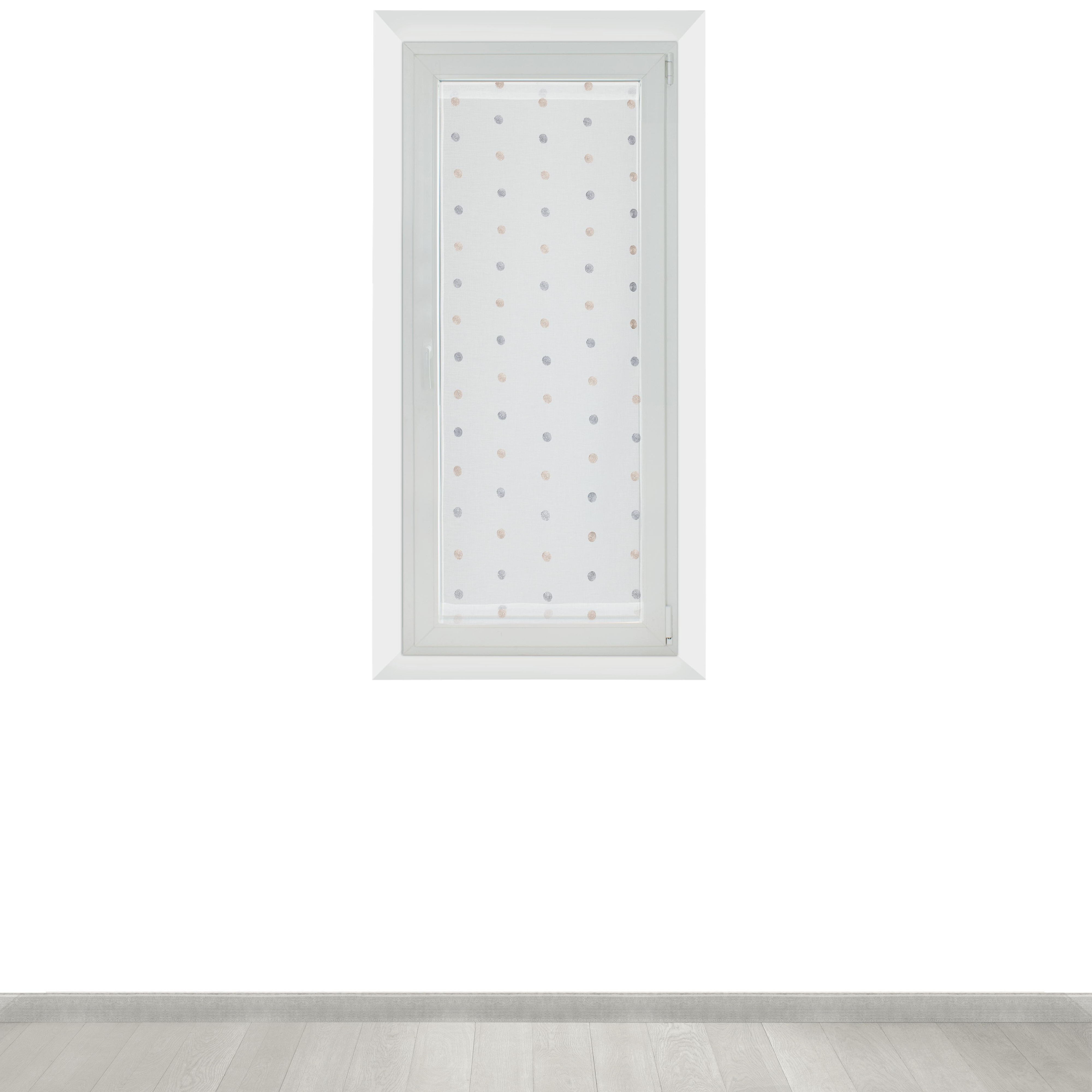 Tendina vetro Chloe bianco tunnel 60 x 140 cm - 3