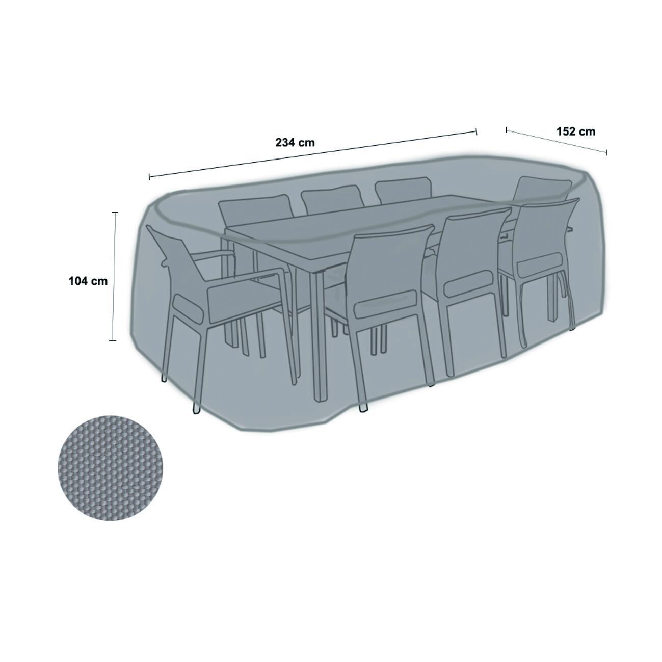 Copertura protettiva per tavolo e sedia in poliestere NATERIAL L 152 x P 104 x H 104 cm - 3