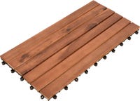 Piastrelle Legno Acacia 30x30 Cm - Pavimentazione Esterna/Interna Antiscivolo - Foto 10