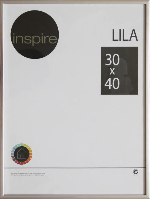 Cornice INSPIRE Lila argento per foto da 30x40 cm - 1