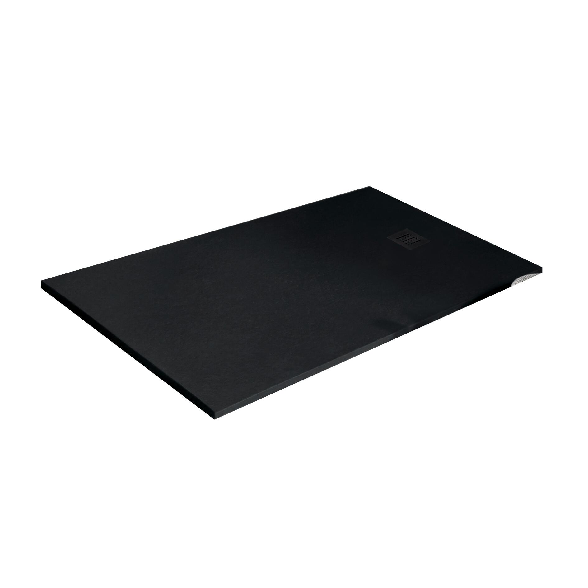 Piatto Doccia Resina Strato 140 X 70 Cm Nero Leroy Merlin