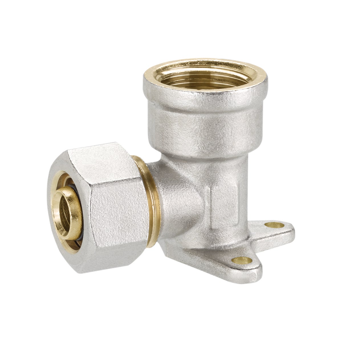 GOMITO POLITENE FEMMINA 1X32MM RACCORDO A COMPRESSIONE X TUBI PLASSON
