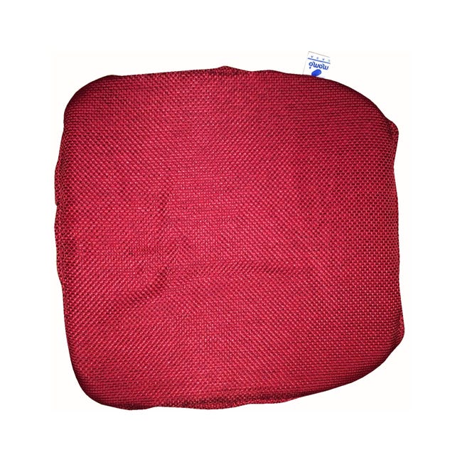 Cuscino per sedia Con Elastico Antonella rosso 42x42 cm - 1