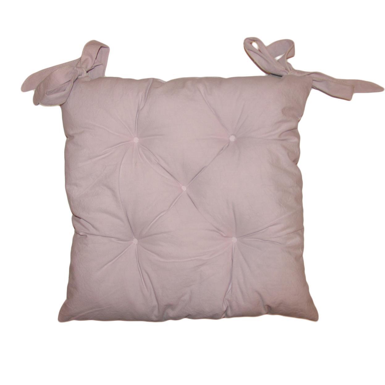 Cuscino Per Sedia Soft Rosa 40x40 Cm Leroy Merlin