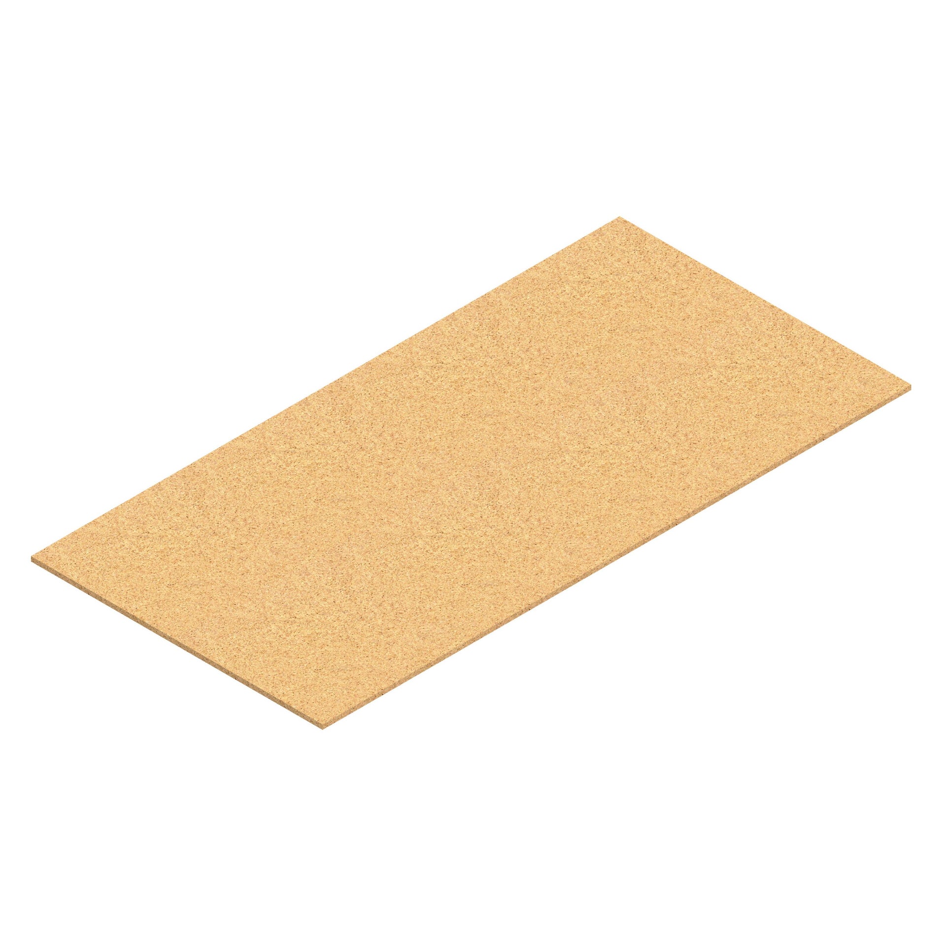 Ripiano M50 L 100 x H 1 x P 50 cm marrone