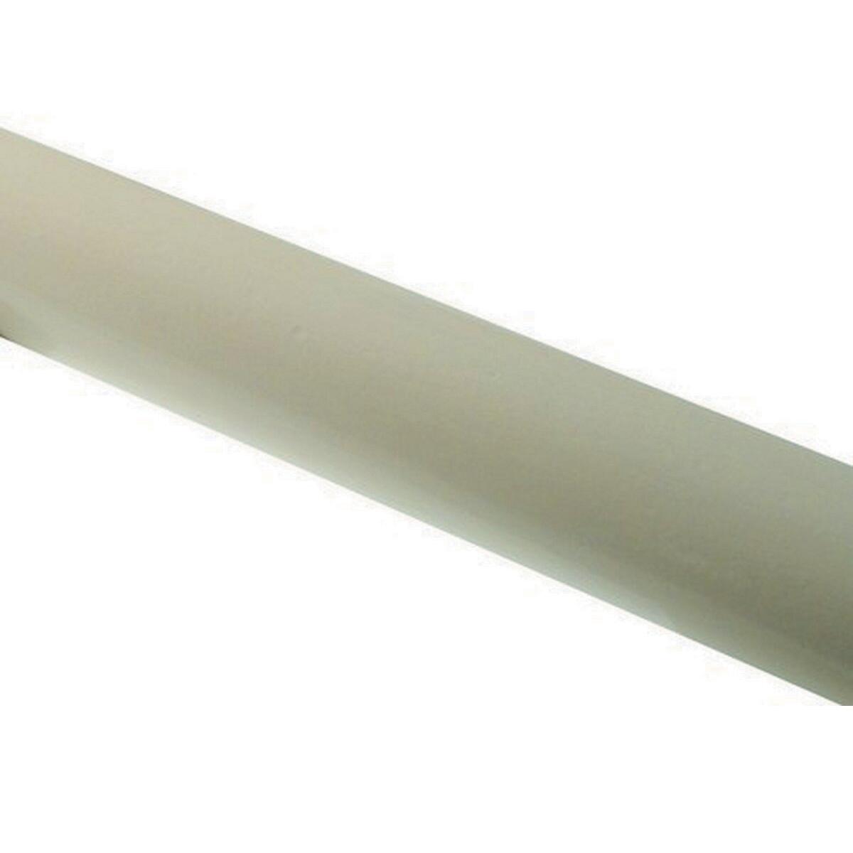 Bastone per tenda Zip in legno Ø 11 mm bianco laccato 80 cm