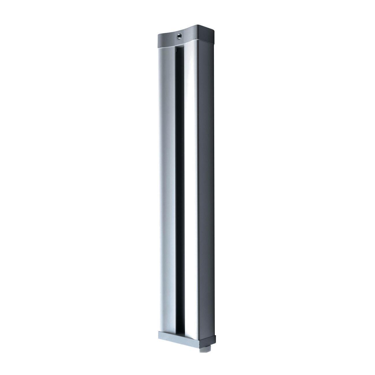 Montante in alluminio Logo L 5.5 x H 270 x Sp 25 cm grigio / argento cromato