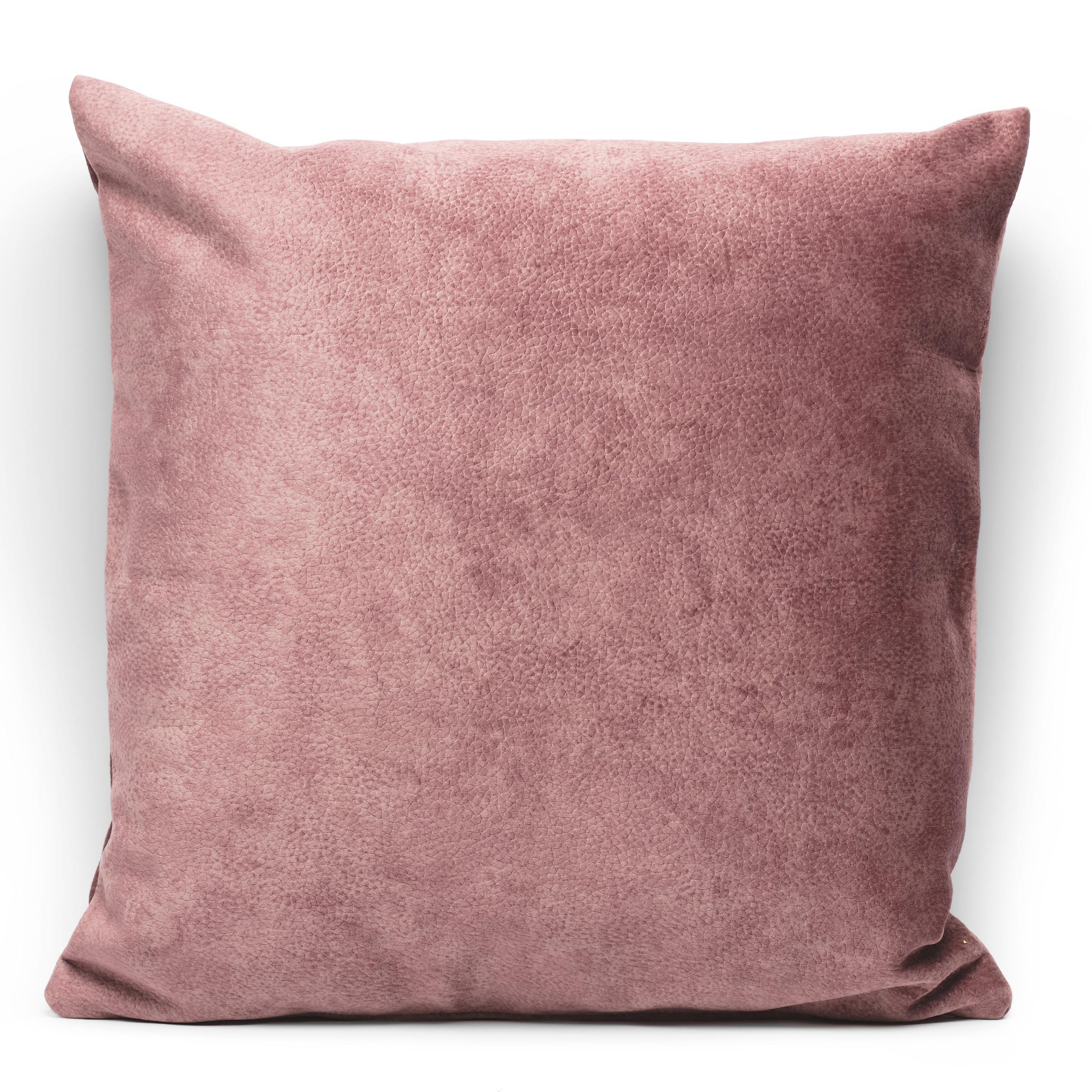 Cuscino grande Peluche rosa 50x50 cm