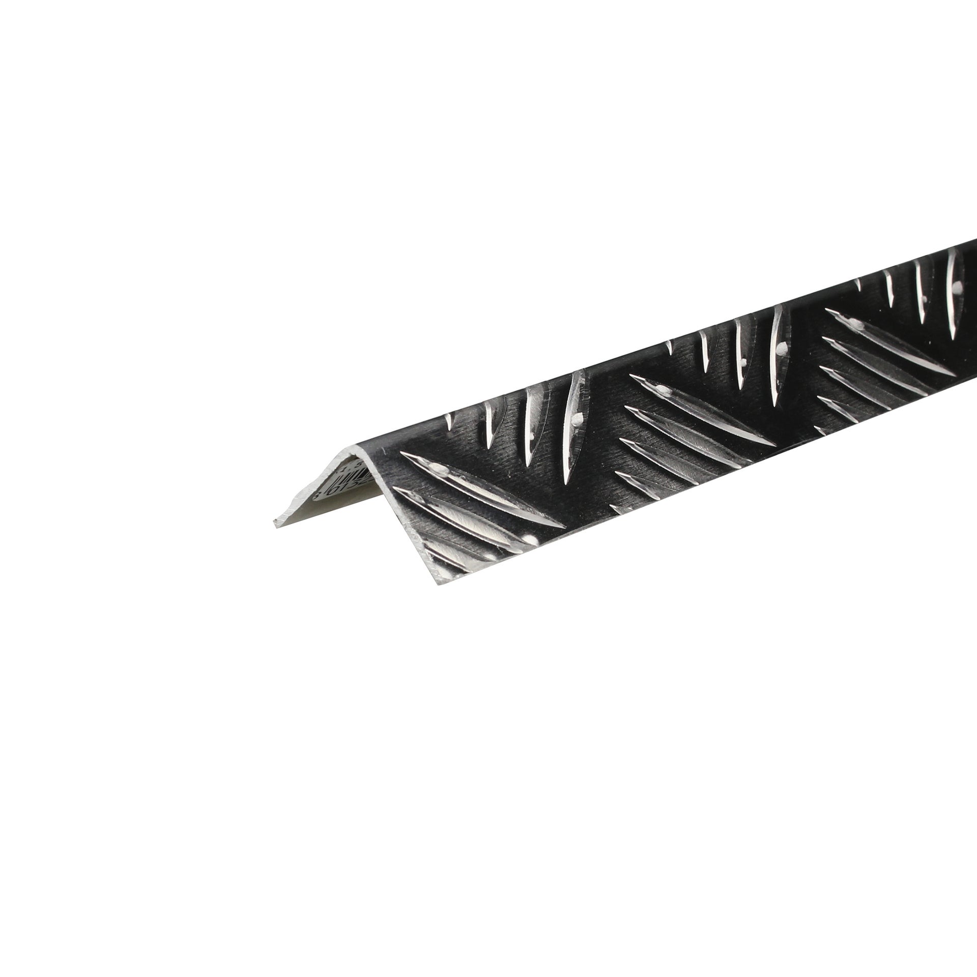 Profilo angolare simmetrico in alluminio 1 m x 3 cm grigio