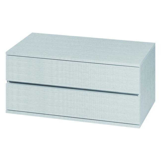 Set cassetti TERRANEO Logo L 90 x H 42.8 x P 50 cm bianco - 1