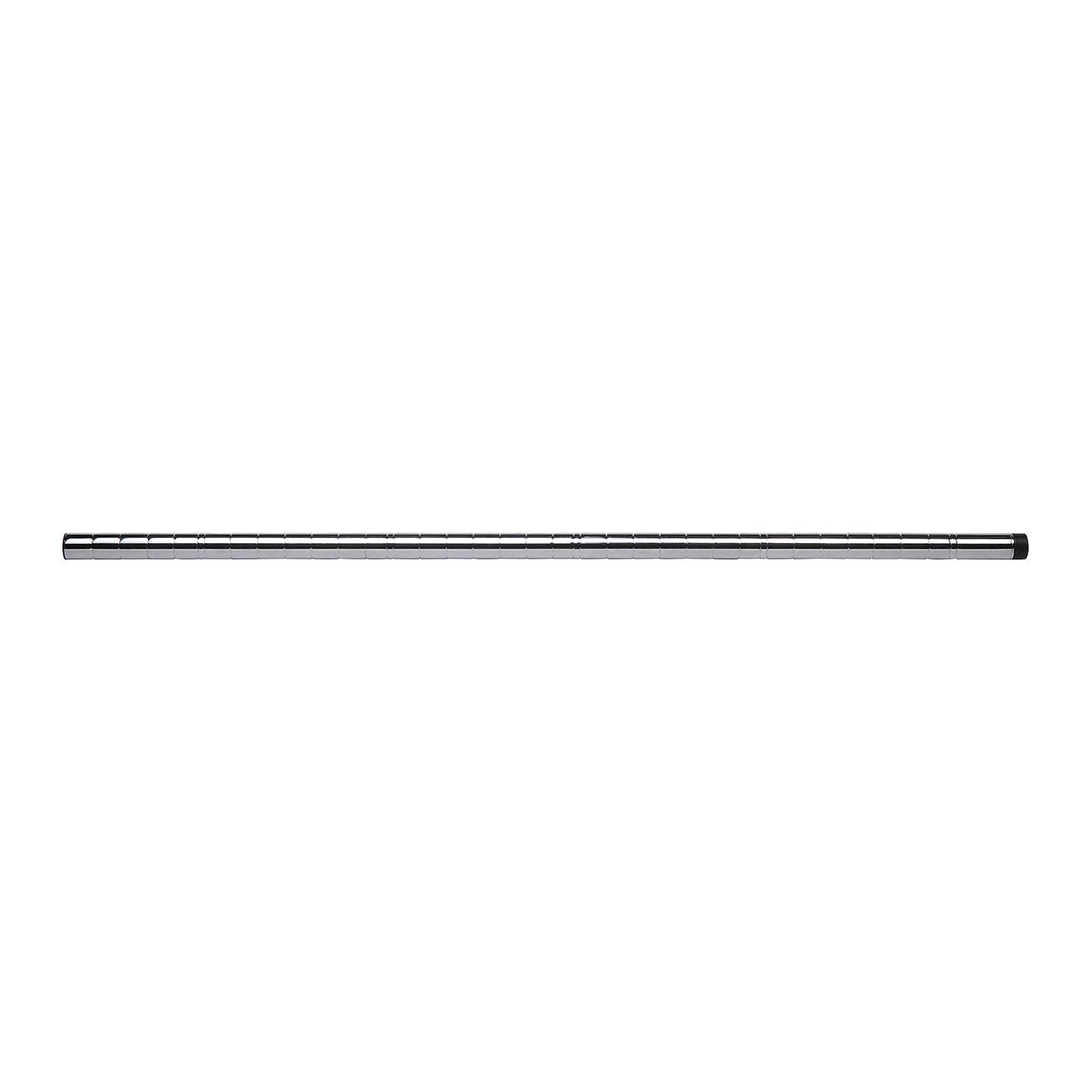 Ripiano in acciaio Spaceo Chrome Style+ L 90 x H 2.5 x Sp 25 cm grigio / argento cromato