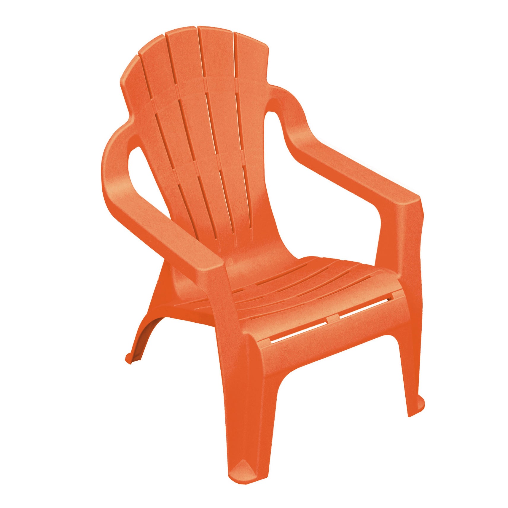 Sedia da giardino senza cuscino Mini selva per bambini colore arancione