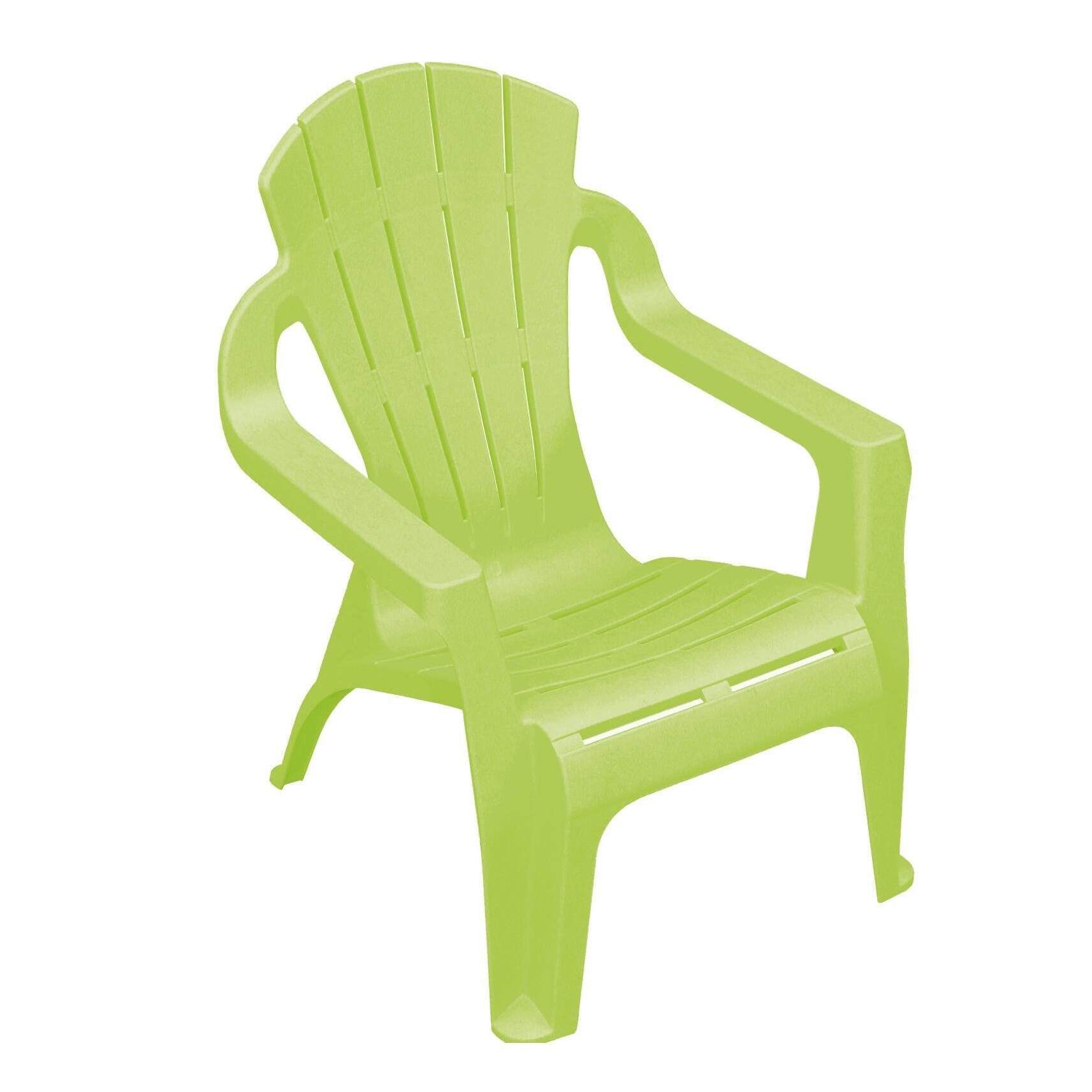 Sedia da giardino senza cuscino Mini selva per bambini colore verde lime