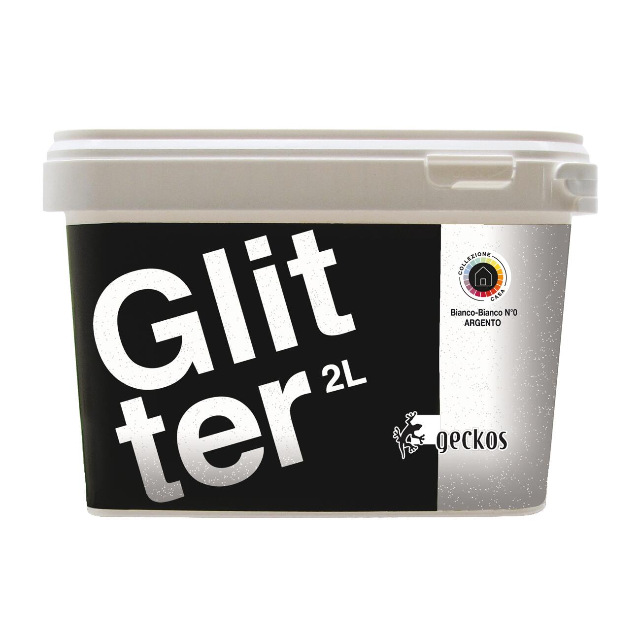 Pittura Decorativa Geckos Glitter 2 L Bianco Effetto Paillette Leroy Merlin