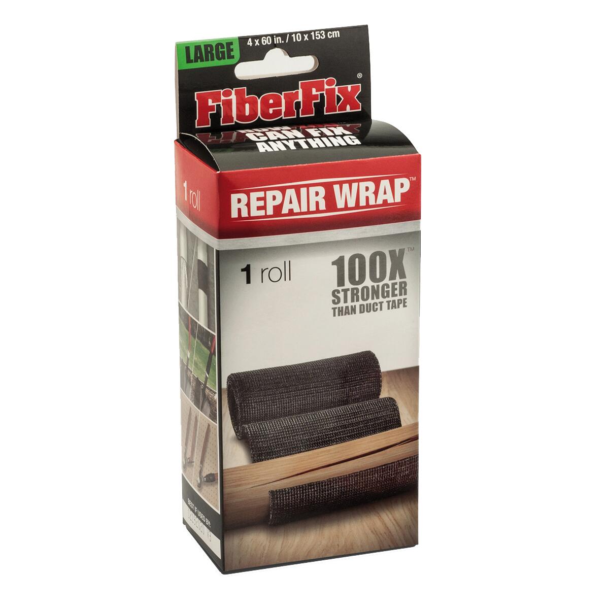 Nastro di riparazione Fiberfix 100 mm x 1.53 m nero