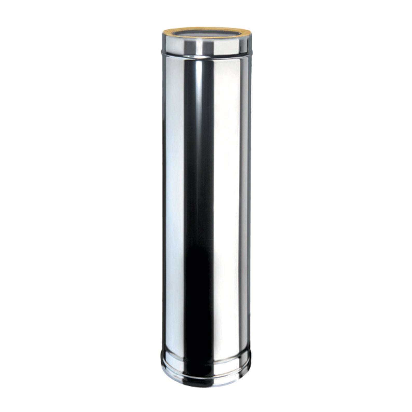 Condotto a doppia parete Tubo DP coib Aisi 316L d.200/250 in inox 316l (elevata resistenza in condizioni climatiche estreme) 100 cm