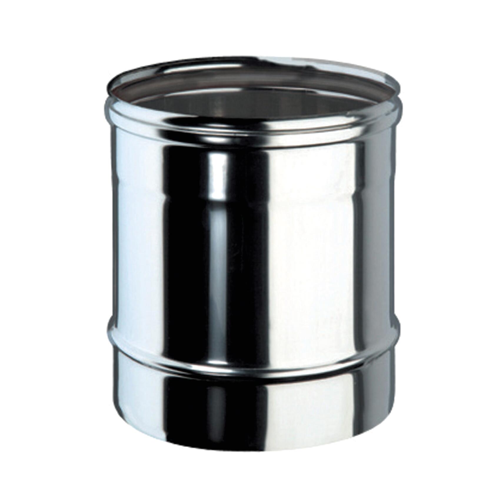 Tubo in inox 316l (elevata resistenza in condizioni climatiche estreme) L 25 cm x Ø 150 mm