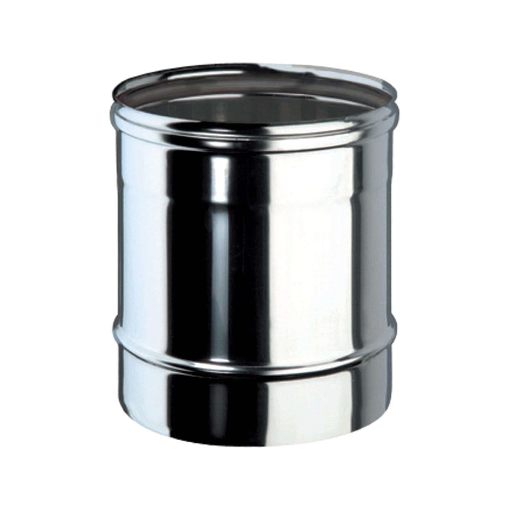 Tubo in inox 316l (elevata resistenza in condizioni climatiche estreme) L 25 cm x Ø 200 mm