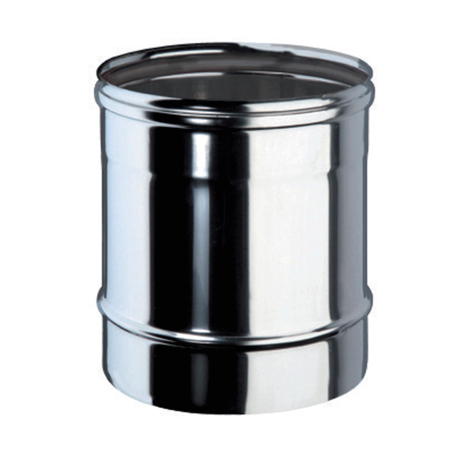 Tubo in inox 316l (elevata resistenza in condizioni climatiche estreme) L 25 cm x Ø 80 mm