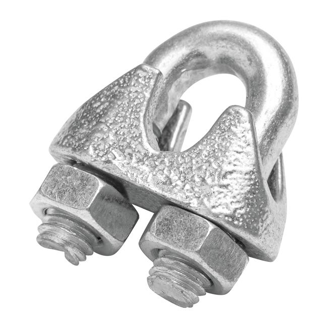 PYEUIFT 25 Pezzi Morsetti Per Cavo Acciaio M3 In Acciaio Inox 304 - Fermacavo A U Per Fune Metallica, Giardino E Fissaggi