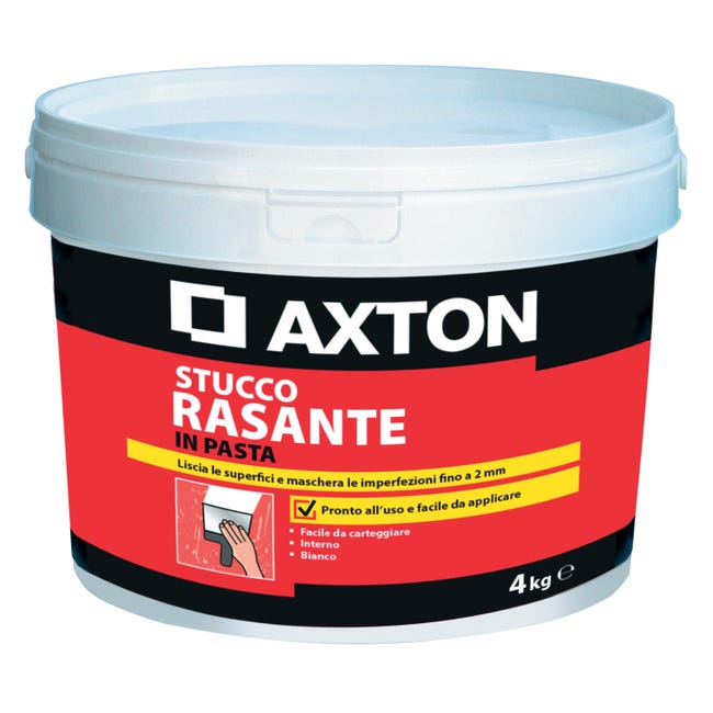 Stucco in pasta AXTON Rasante 4 kg bianco - 1