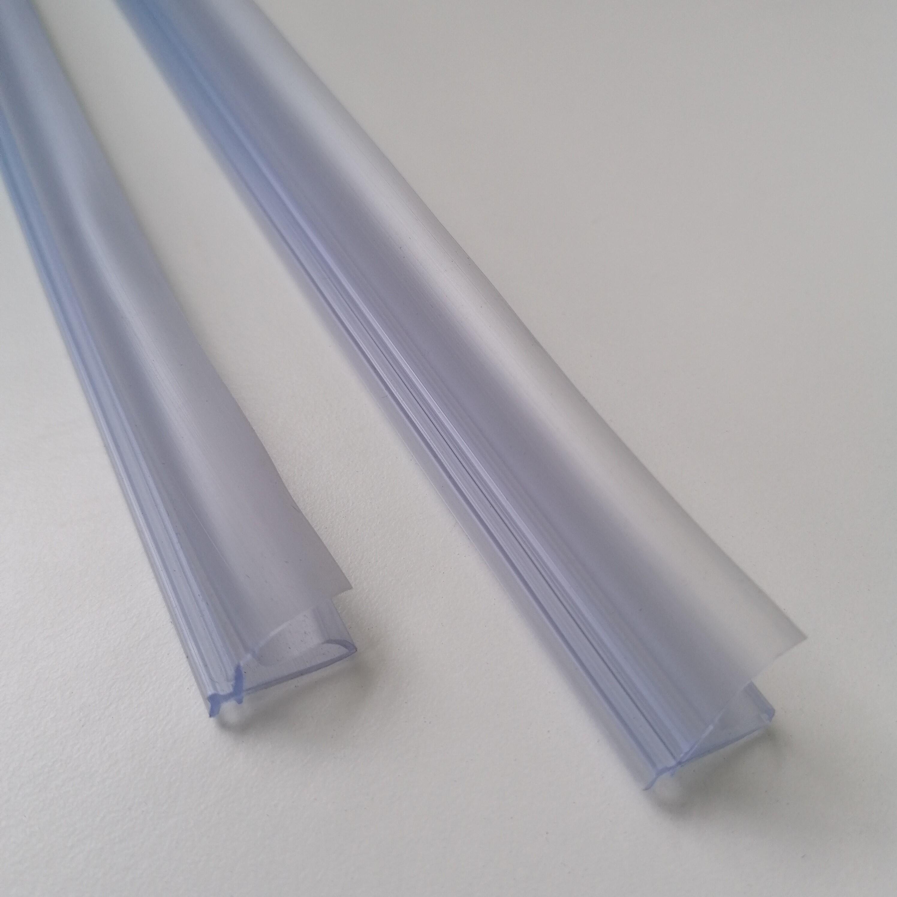 KOOBON Guarnizione Doccia Curva - 2x60cm, Per Vetro 5-6mm, Idrorepellente, Ricambio Cabine Doccia - Foto 6