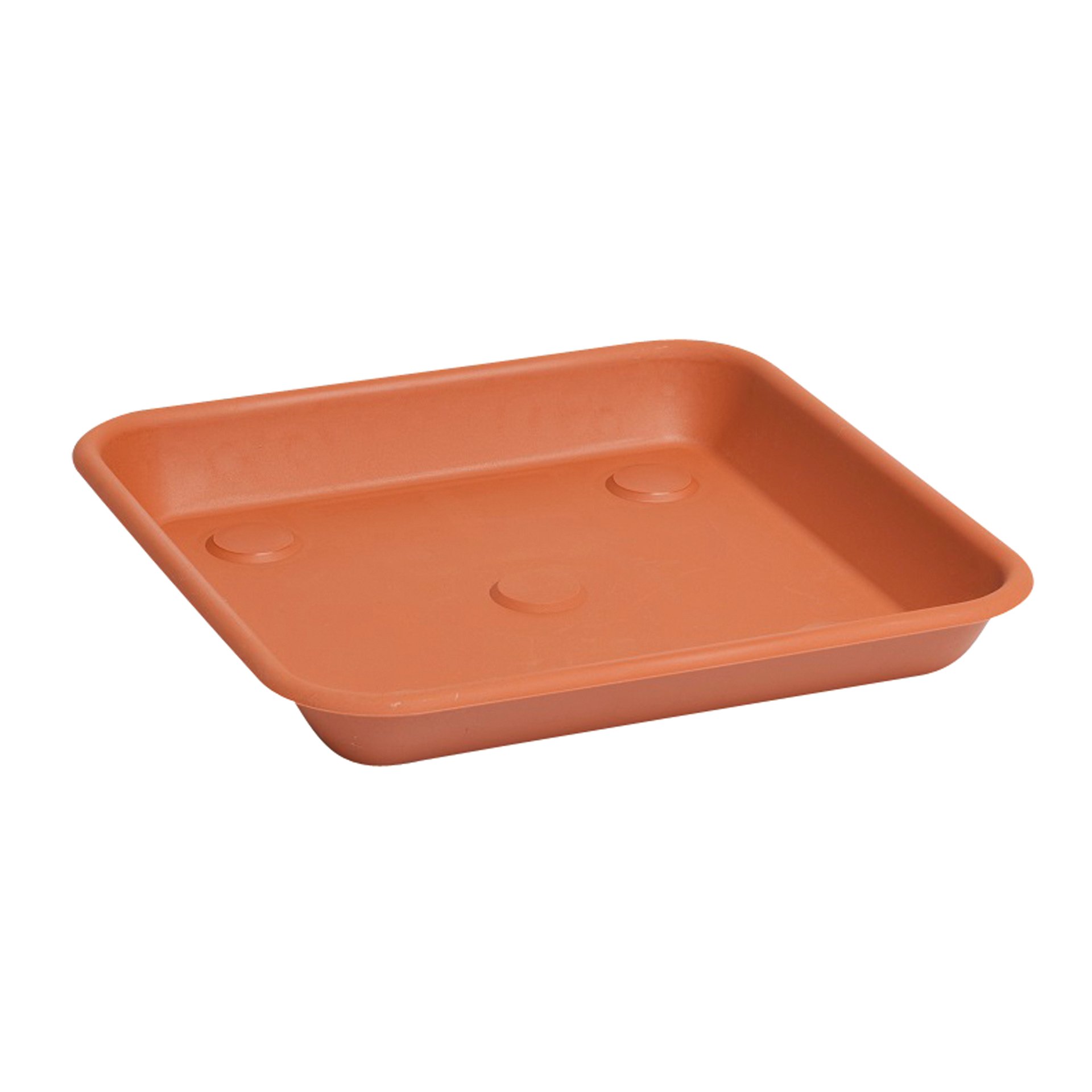 Sottovaso in plastica colore cotto Omnia P 30 x L 30 cm