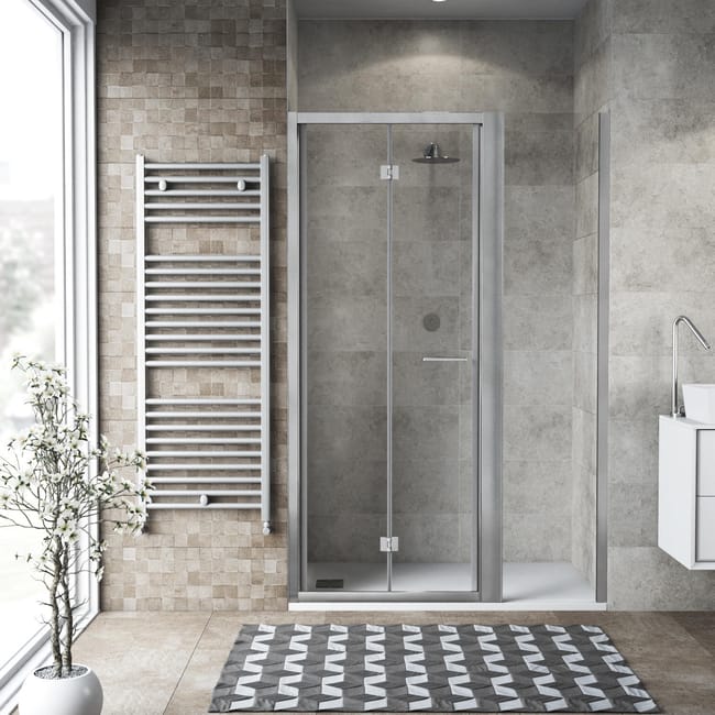 box doccia rettangolare pieghevole record 110 x 70 cm h 195 cm in vetro temprato spessore 6 mm trasparente cromato leroy merlin