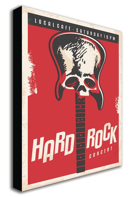 Dipinto su tela Hard Rock 24x35 cm - 1