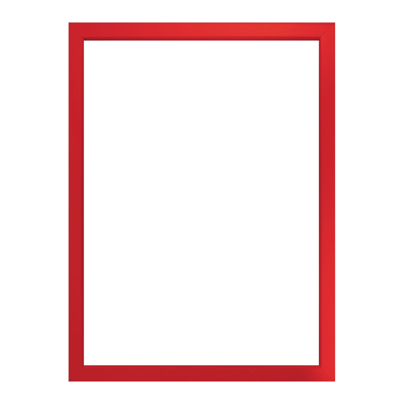 Wallazz Cornice PORTAFOTO in Legno da Parete Formato A4 Stile COLORATO Made in Italy Dimensione 21X29,7 CM Colore Rosso 