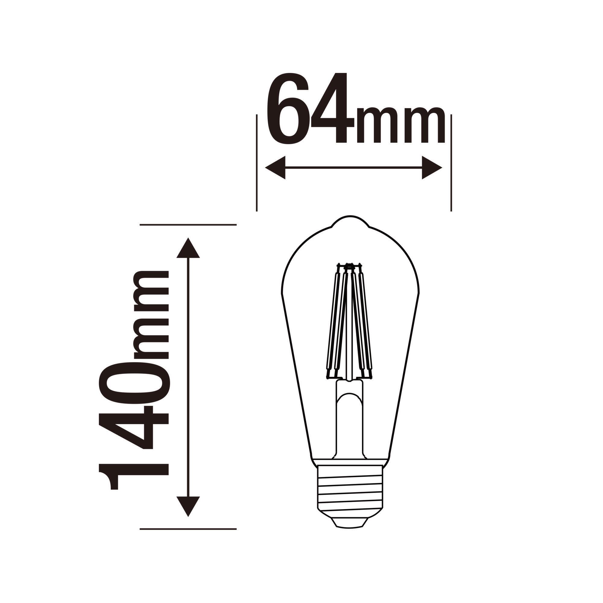 Basics Lampadine A LED, Attacco Edison E27, A Forma Di Globo - Foto 10