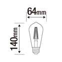 Basics Lampadine A LED, Attacco Edison E27, A Forma Di Globo - Foto 10