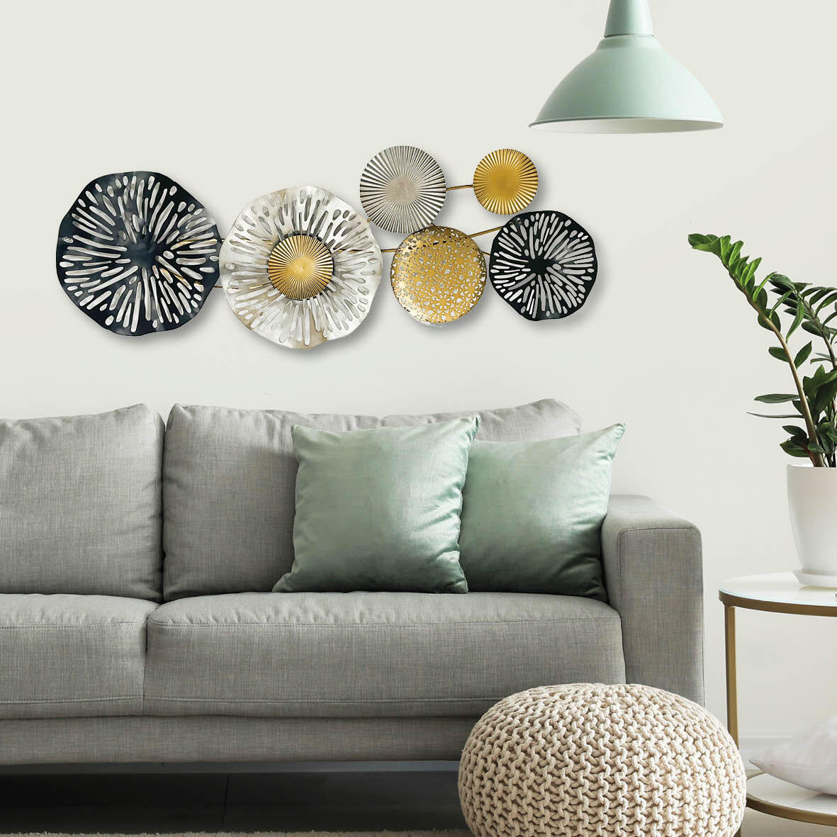 Decorazione da parete su metallo Eolo 35x98 cm | Leroy Merlin