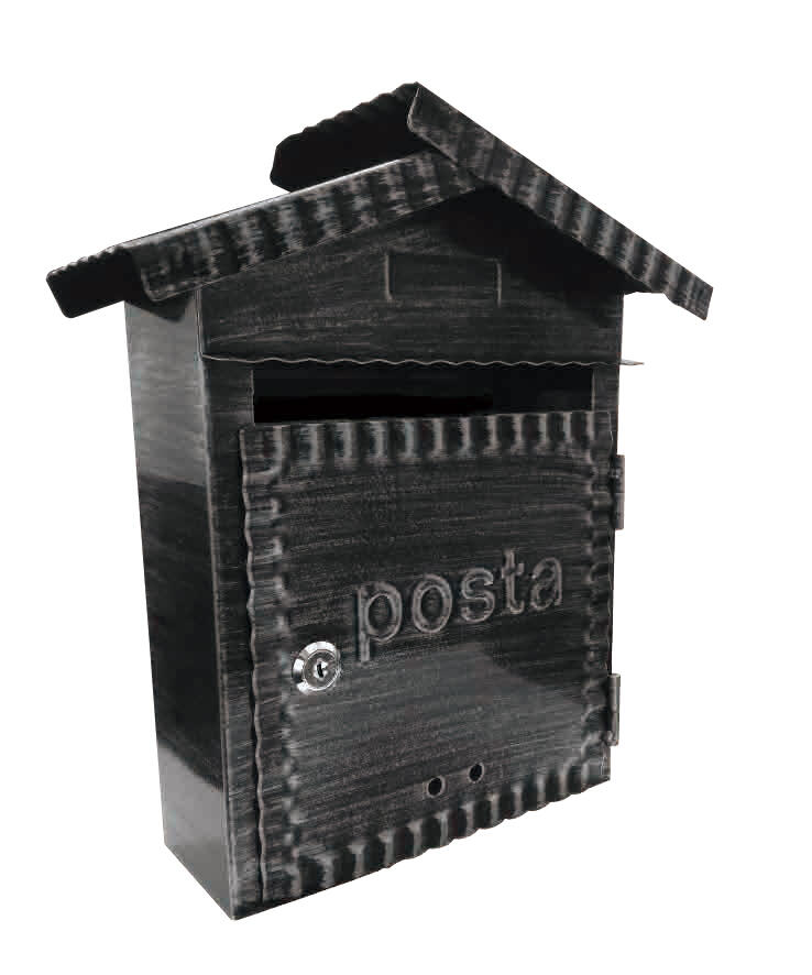 Cassetta postale STANDERS formato A5 nero, L 28 x P 11.5 x H 32.5 cm
