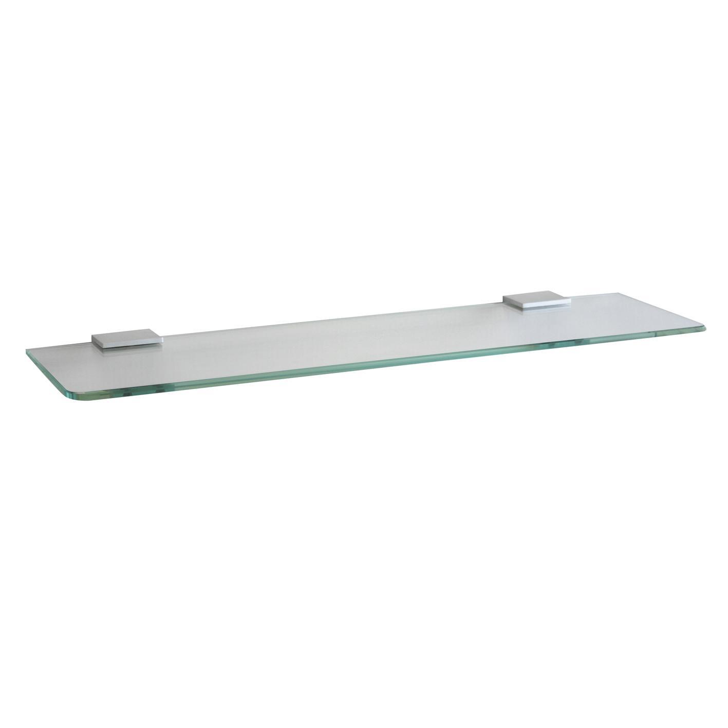 Mensola per bagno Ice L 45 cm trasparente