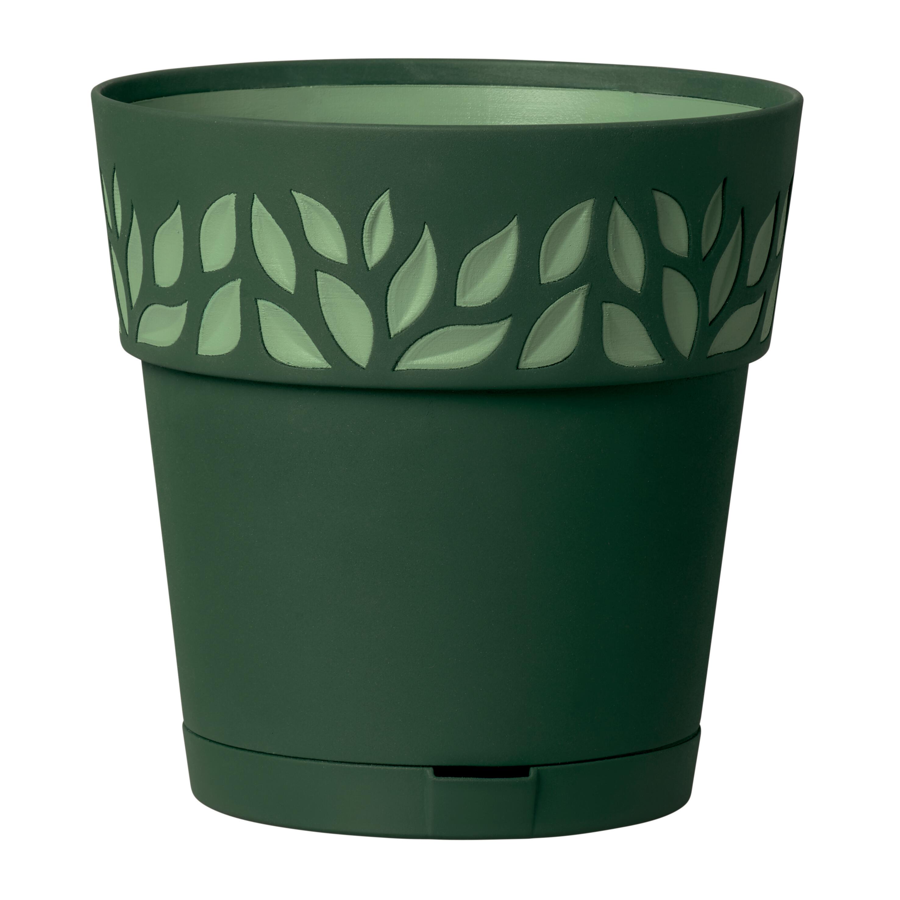 Stefanplast Vaso Cloe 20cm , con riserva d'acqua, colore