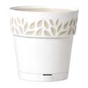 Vaso 68x55 cm in Polipropilene con Riserva d'Acqua e Sottovaso Tulli Vaso 68x55 cm in Polipropilene con Riserva d'Acqua e Sottovaso Tulli