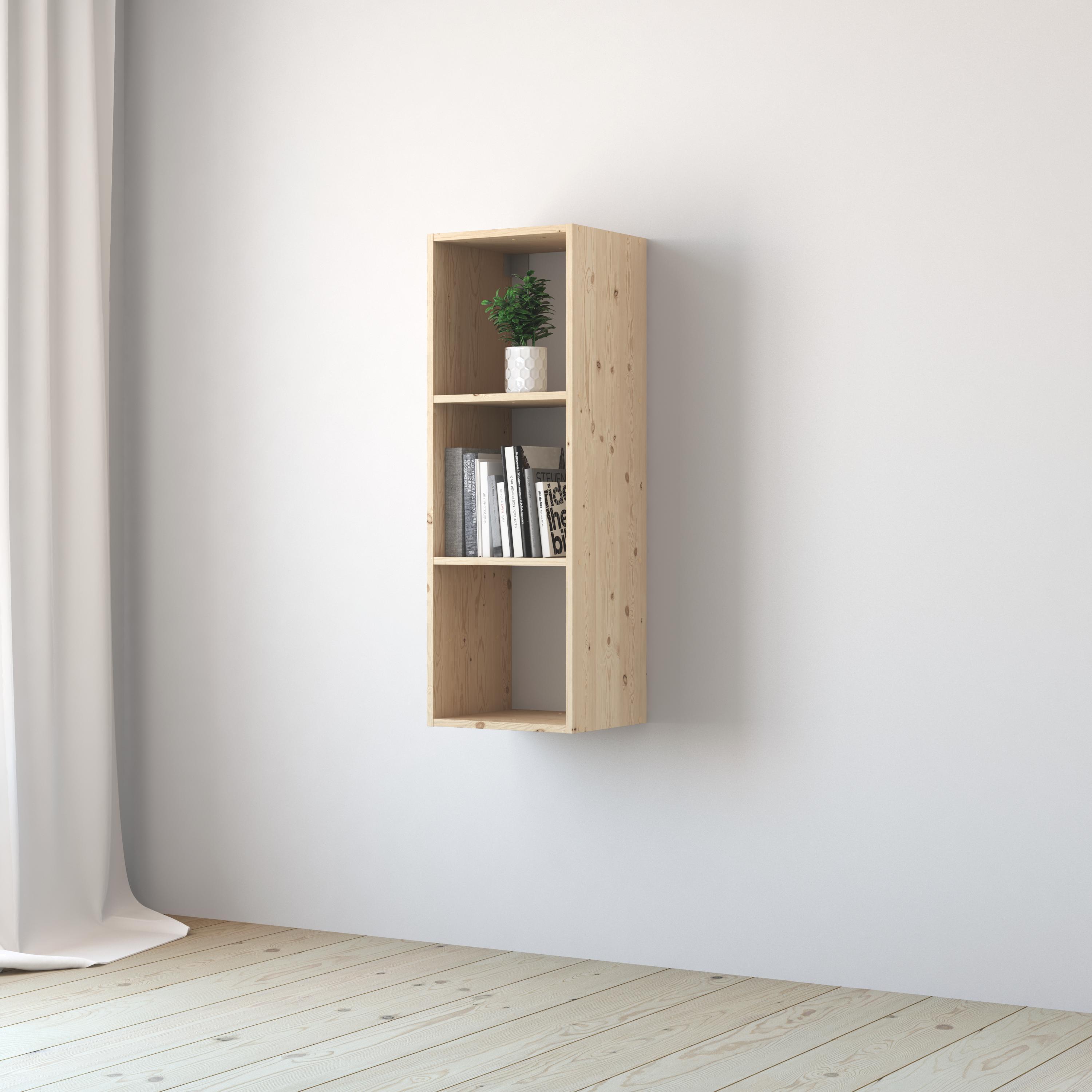 Mensola a cubo Bermuda L 60 x H 90 cm, Sp 25 mm bianco e rovere | Leroy Merlin