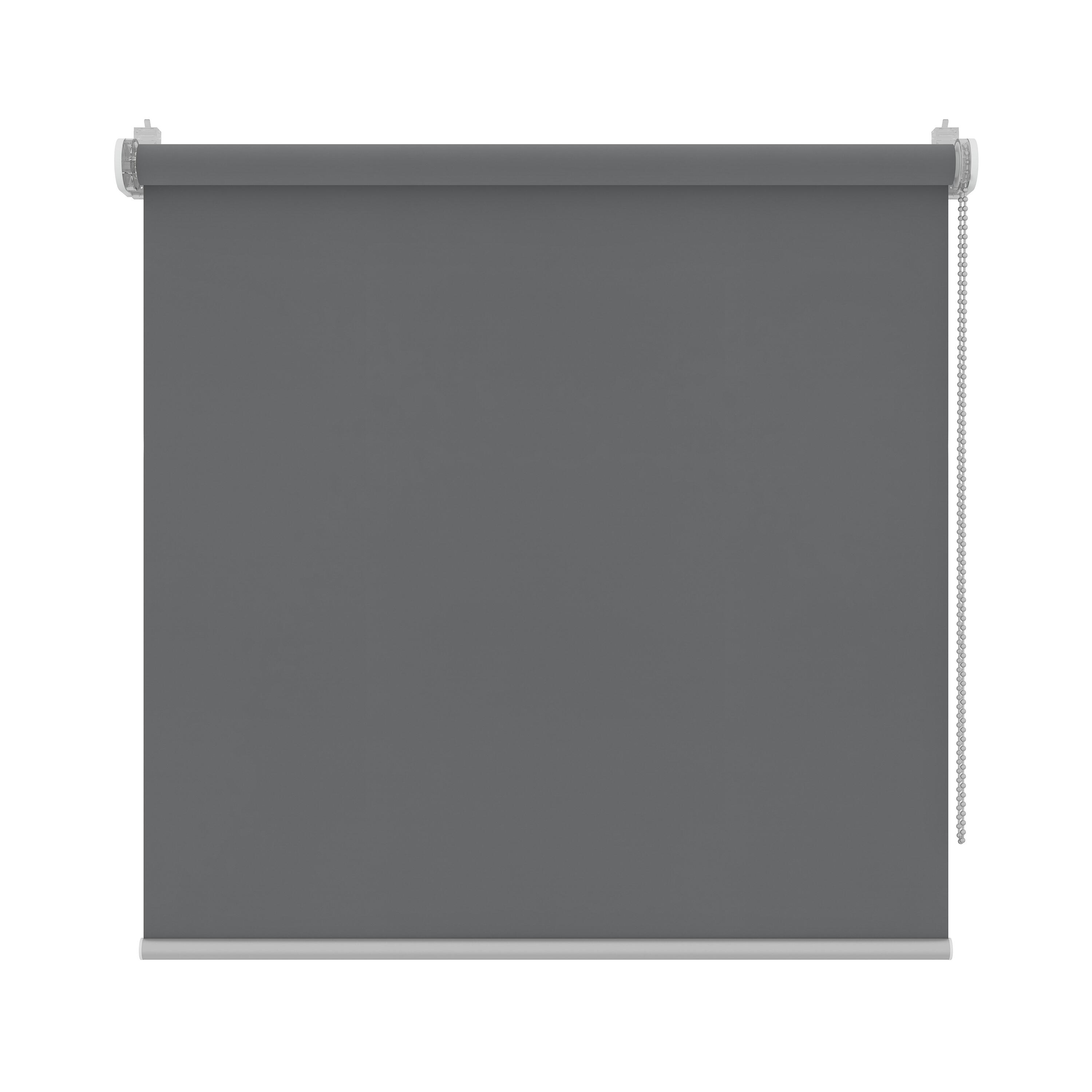 Tenda a rullo oscurante INSPIRE Tokyo grigio scuro 60 x 250 cm - 1