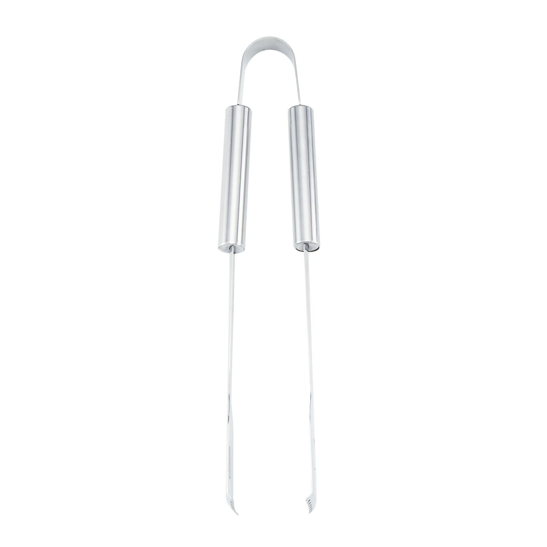 Pinze Per Barbecue In Acciaio Inox - Lunghe 36 Cm, Con Rotella Girevole (Set Da 2)