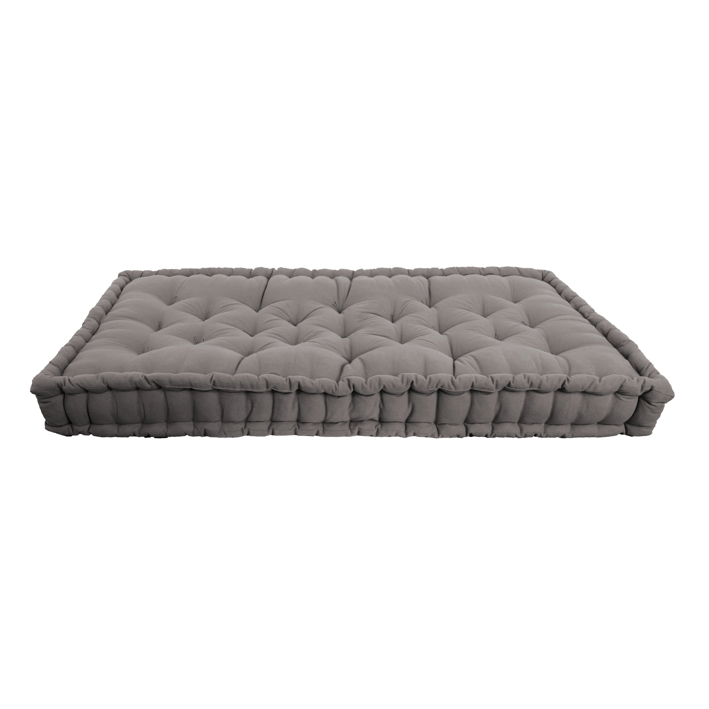 Cuscino da pavimento Santorin grigio 80x120 cm - 1